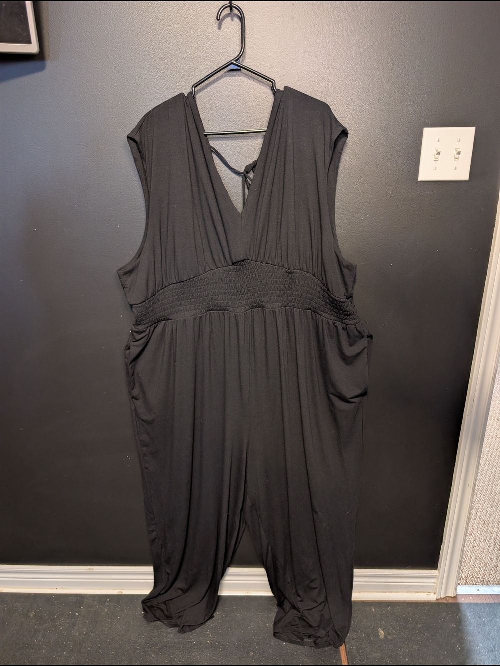 Penningtons Black Sleeveless V-Neck Jumpsuit